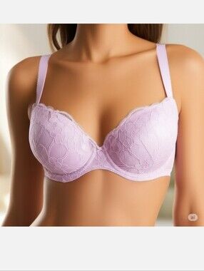 Victoria's Secret Classic lace bra-lilac 34A